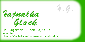 hajnalka glock business card